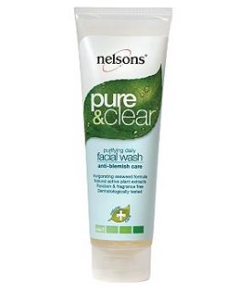 Nelsons Pure and Clear Anti Blemish Facial Wash   125ml   Boots
