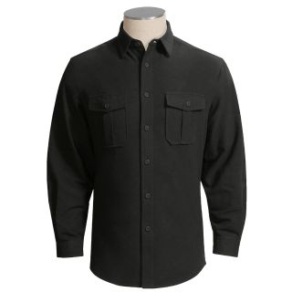 Grizzly Baxter Solid Shirt   Cotton Chamois, Long Sleeve (For Tall Men 