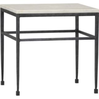 White Steel Side Table  White Steel Side Desk  
