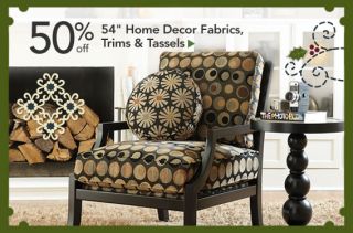  54 Home Decor Fabrics, Trims & Tassels
