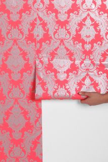 Damsel Wallpaper   Coral   Urban Outfitters
