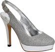 Silver Glitter Heels      