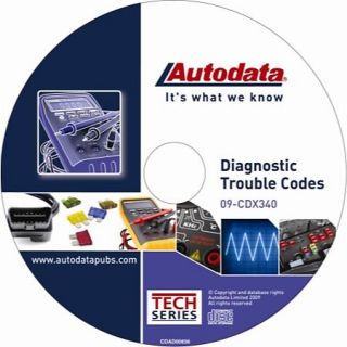 2009 Diagnostic Trouble Code CD by Autodata (part#ADT09 CDX340) / CDs 