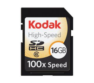 Kodak 16GB SDHC High Speed Card 100X