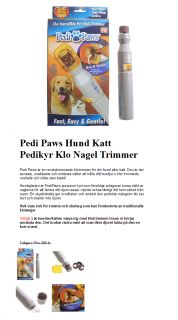 75% REA Pedi Paws Hund Katt Pedikyr Klo Nagel Trimmer på Tradera.