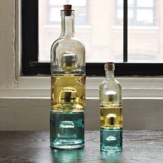 Recycled Glass Stacking Bottles