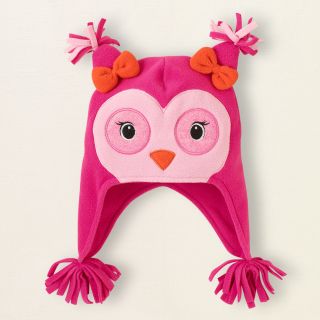 accessories   accessories   fleece owl hat  Childrens Clothing 