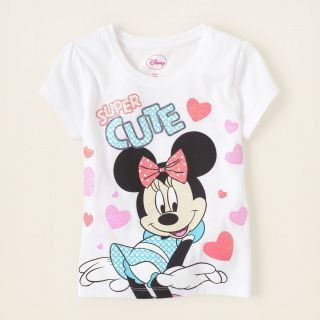 baby girl   graphic tees   Cute Minnie graphic tee  Childrens 