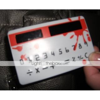 Solar Power Credit Card Calculator, Solar Card, Mini Pocket Calculator