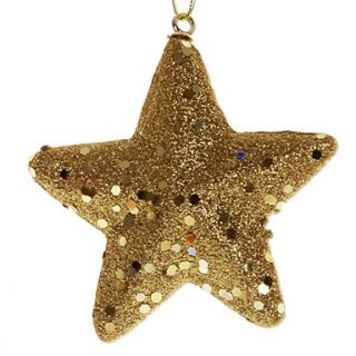 EUR € 1.65   Kerst ornamenten gouden ster sixpack, Gratis Verzending 