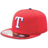 New Era 59FIFTY MLB Authentic Cap   Mens   Texas Rangers   Red 