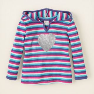 baby girl   striped thermal hoodie  Childrens Clothing  Kids 