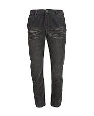 Grey (Grey) Bench Black Distressed Corduroy Trousers  262724804  New 