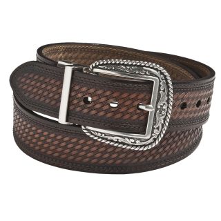 Ariat Western Reversible Belt   Leather (For Men) in Brown Basket 