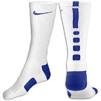 Nike Elite Basketball Crew Sock   Mens   White / Purple