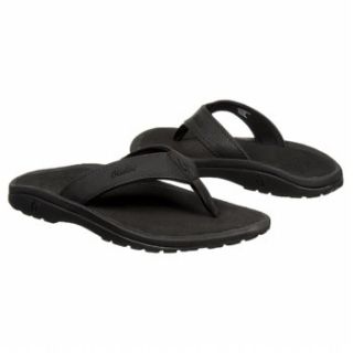 Mens Olukai Ohana Black/Black Shoes 