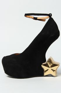 Jeffrey Campbell The Starynite Shoe in Black  Karmaloop   Global 