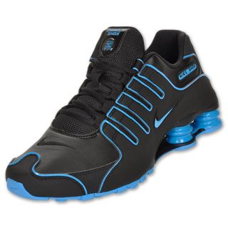 Mens Nike Shox NZ  FinishLine  Black/Blue Glow