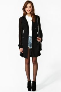 Chiffon Trench Coat in Clothes at Nasty Gal 