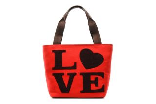 LOVELY BAG CABAS Love Moschino (Rouge)  livraison gratuite de vos 