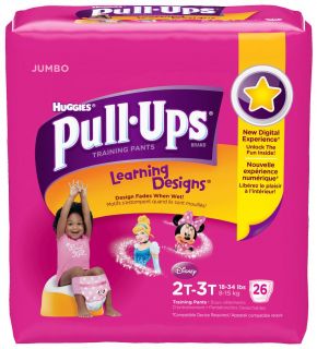 Huggies Pull Ups Learning Designs Training Pants for Girls   Jumbo 