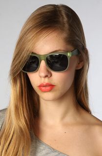 Super Sunglasses The Basic Sunglasses in Matte Green  Karmaloop 