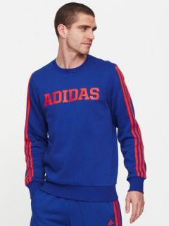 adidas Mens 3 Stripe Lineage Sweatshirt Very.co.uk