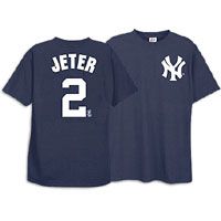 Majestic MLB Name and Number T Shirt   Mens   Derek Jeter   Yankees 