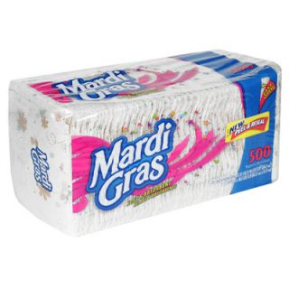 Mardi Gras Napkins   1 Package (500 napkins)  Meijer