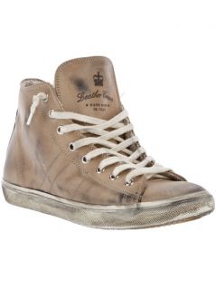 Leather Crown Leather Sneaker   Delloglio   farfetch 