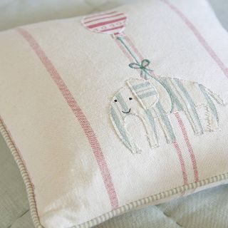 embroidered animal cushion by susie watson designs 