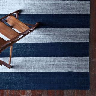 Camden Stripe Handwoven Rug  west elm