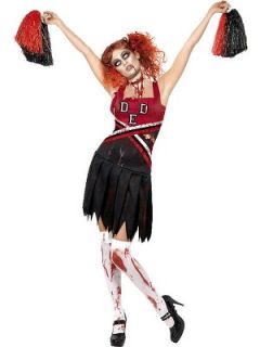 Womens Horror Cheerleader Fancy Dress Costume Very.co.uk