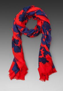 MARC BY MARC JACOBS Onyx Floral Scarf in Corvette Red Multi at Revolve 