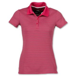 Under Armour Major Stripe Shortsleeve Womens Polo Shirt  FinishLine 