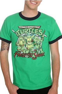 Teenage Mutant Ninja Turtles Sewer Ringer T Shirt   238793