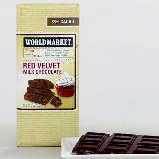 World Market Red Velvet Milk Chocolate Bar, Set of 2  World Market
