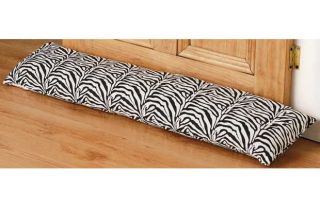 Living Animal Draught Excluder Cushion   Black and White. from 