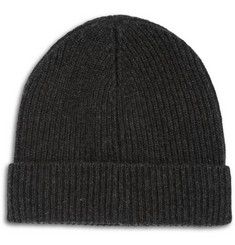 Crew Ribbed Cashmere Beanie Hat