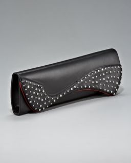 Christian Louboutin Pigalle Crystallized Clutch Bag