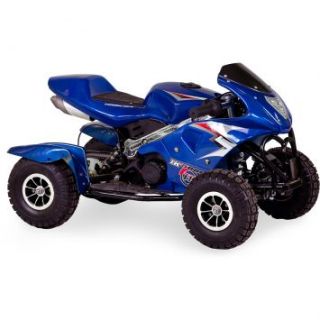 Mini Quadriciclo Motorizado Track Bikes TK 5600 Aro 12   Azul  Kanui