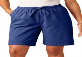 Plus Size Shorts in sports twill  Plus Size Capris & Shorts  Woman 