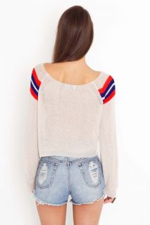 Shredded Varsity Sweater in Clothes at Nasty Gal 