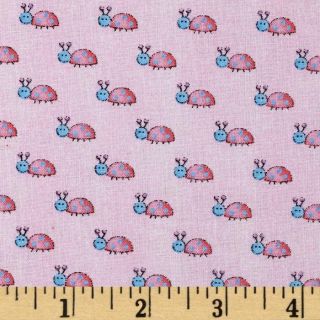 Garden Baby Lady Bugs Pink   Discount Designer Fabric   Fabric