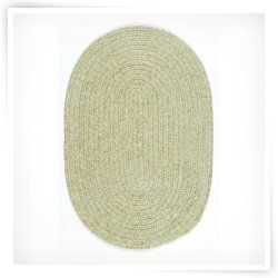 Colonial Mills Spring Meadow Chenille Braided Area Rug   Sprout Green