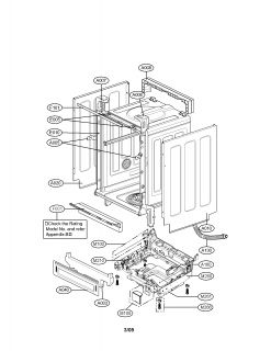 LG Dishwasher Tub assy Parts  Model LDF6810ST  PartsDirect