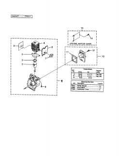 Homelite Gas, line trimmer/weedwacker Engine internal (ut20811a) Parts