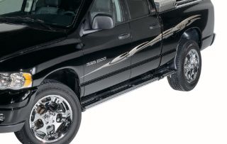 Dee Zee FX Running Boards Chrome adds some shine to your sides Black 
