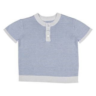 boys true knit fine stripe top by toffee moon   