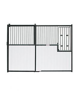 Standard Horse Front Stall Panel with Sliding Door, 10 ft. L   2190005 